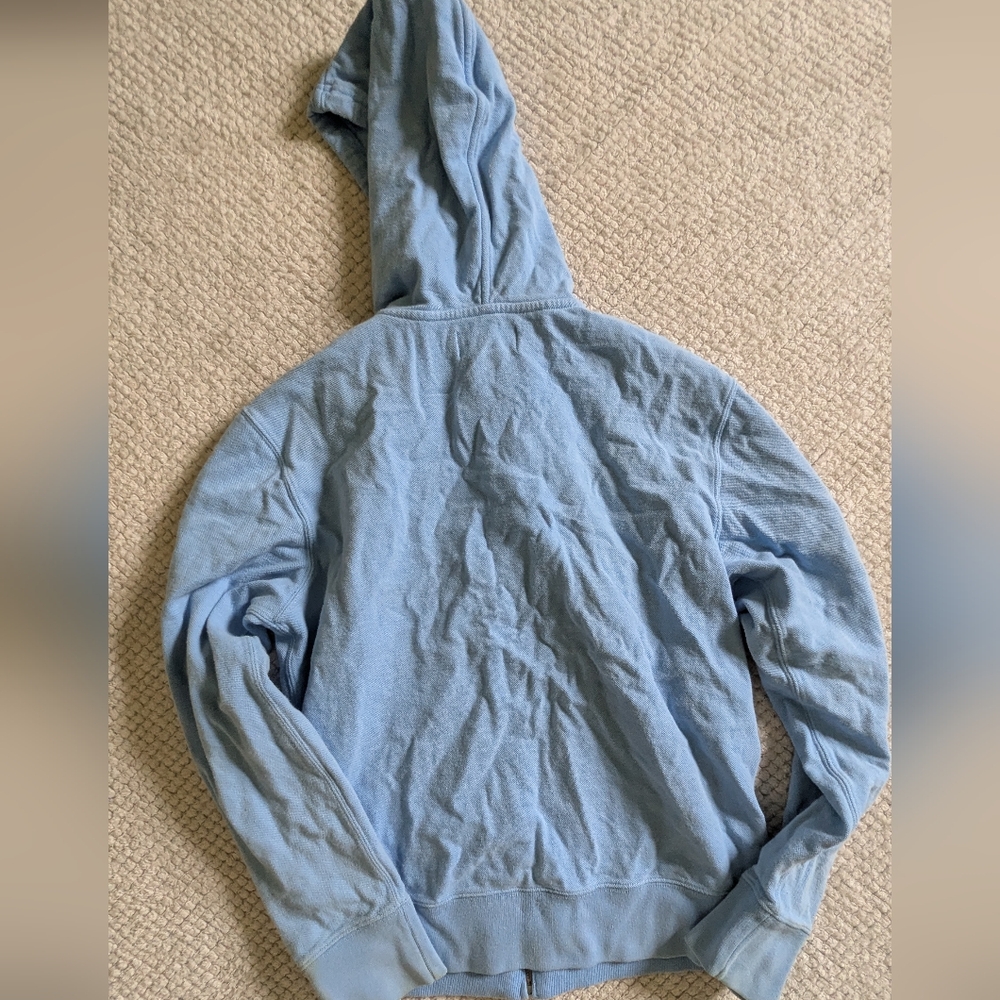 Light Blue Polo Zip-up Jacket - Picture 5 of 5